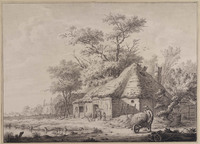 X 072a
<br/>
Landschap met boerderij
<br/>
<em>Schwegman, Hendrik (1761-1816)</em>